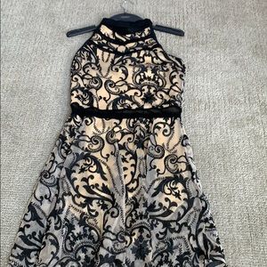 black and tan lyrical dance costume